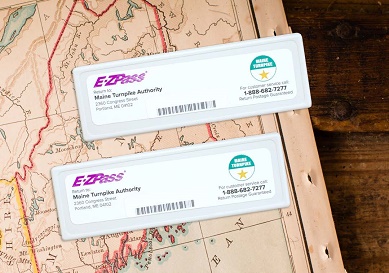 two E-ZPass tags